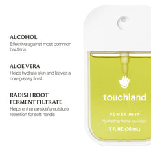 Load image into Gallery viewer, Touchland Power Mist Hydrating Hand Sanitizer - Vanilla Blossom