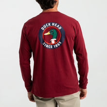 Load image into Gallery viewer, Duck Head LS Nostalgia T-Shirt - Deep Red