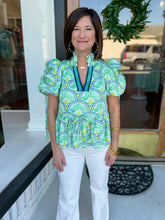 Load image into Gallery viewer, Emily McCarthy Posey Top - Deco Palm