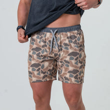 Load image into Gallery viewer, Burlebo Athletic Short - Pintail Camo - Grey Liner