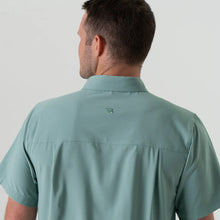 Load image into Gallery viewer, Burlebo Performance Button Up - Ocean Swell