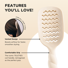 Load image into Gallery viewer, Teleties Vented Hairbrush-Tan