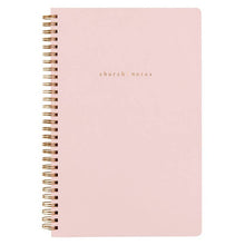 Load image into Gallery viewer, Church Notes Bible Study Notebook- Blush