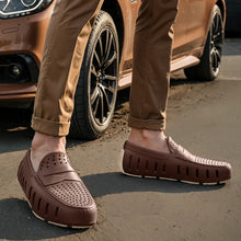 Load image into Gallery viewer, Mens Floafers - Country Club - Driftwood Brown/Coconut
