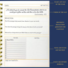 Load image into Gallery viewer, 365 Days of Faith: A Prayer/Planner Journal