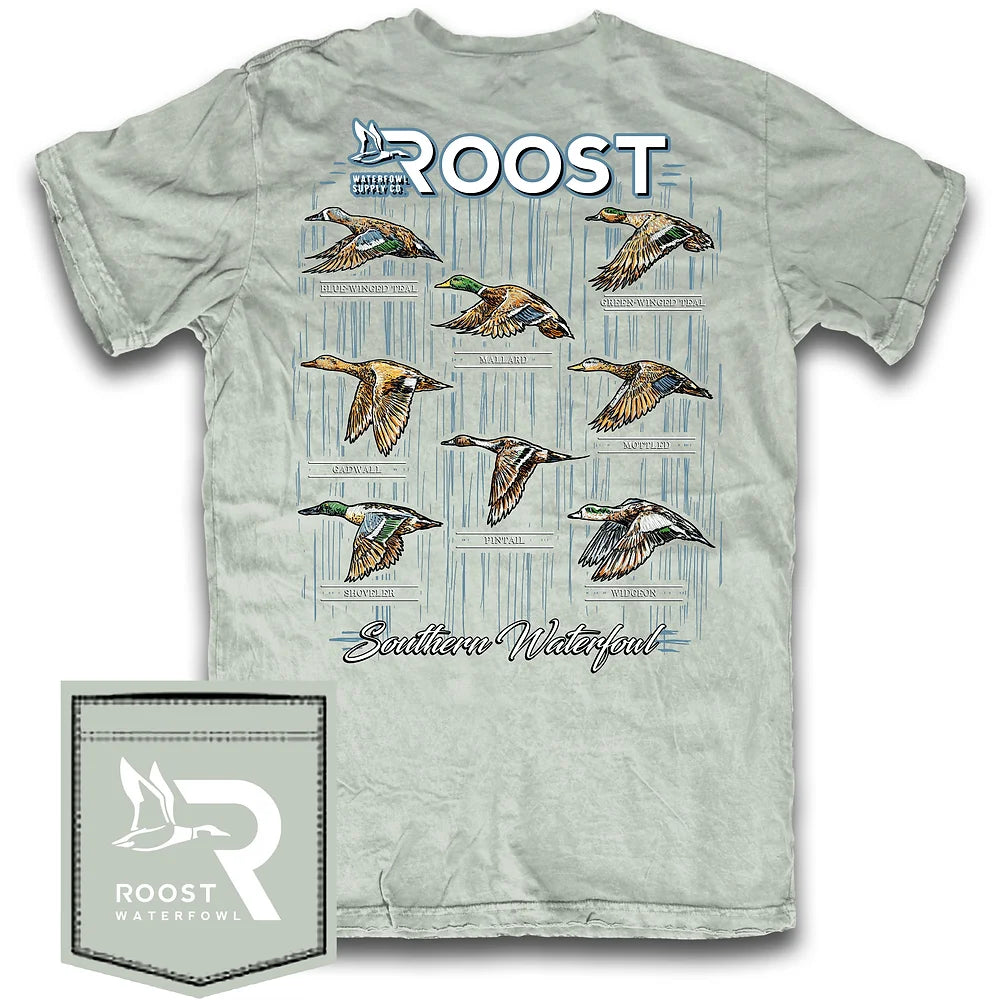 Roost Southern Waterfowl SS Tee - Bay