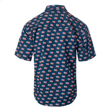 Load image into Gallery viewer, Fieldstone American Flag Button Down - Navy