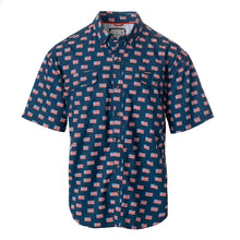 Load image into Gallery viewer, Fieldstone American Flag Button Down - Navy