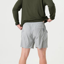 Load image into Gallery viewer, Burlebo Athletic Short - Light Grey - Grey Aztec Liner