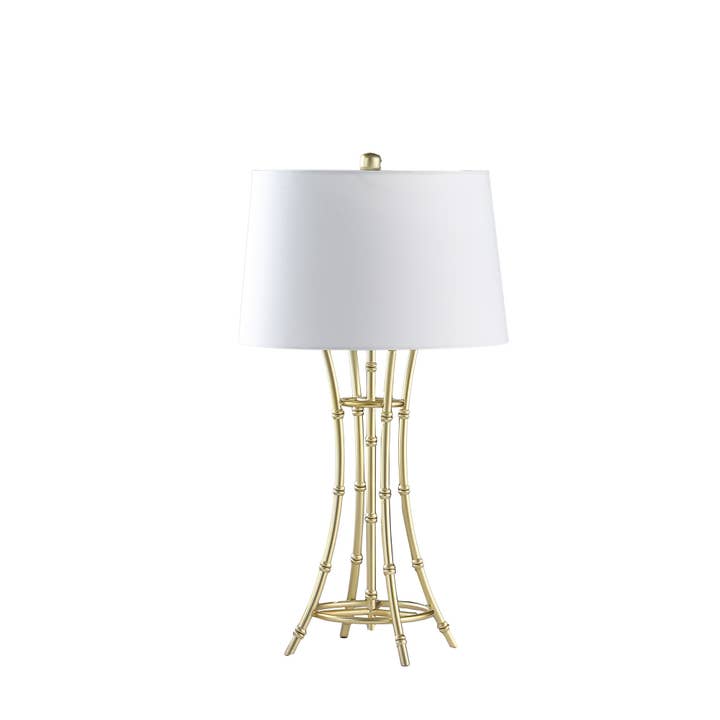 Gold Bamboo Lamp