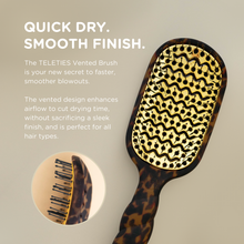 Load image into Gallery viewer, Teleties Vented Hairbrush-Tortoise
