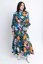 Load image into Gallery viewer, Karlie Floral Maxi Dress - Black
