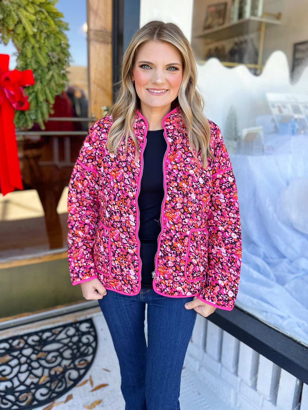 Charlotte Floral Quilted Jacket