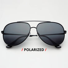 Load image into Gallery viewer, Freyrs Max Aviator Sunglasses - Black/Polarized
