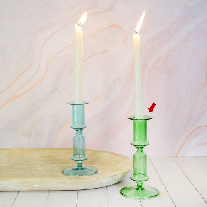 Sutton Candlestick - Green