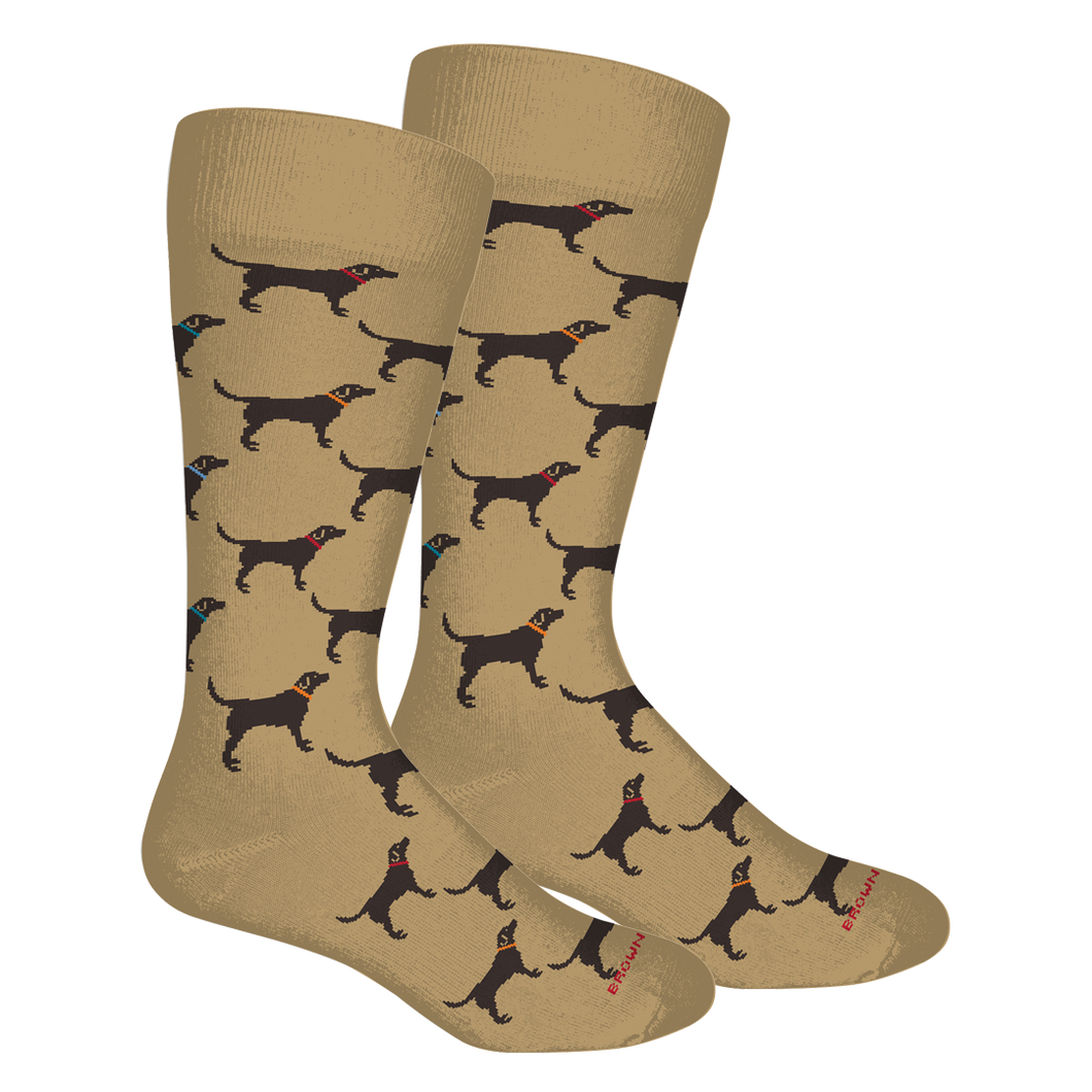 Brown Dog Socks-Labs