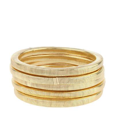 Five Strand Gold Bracelet