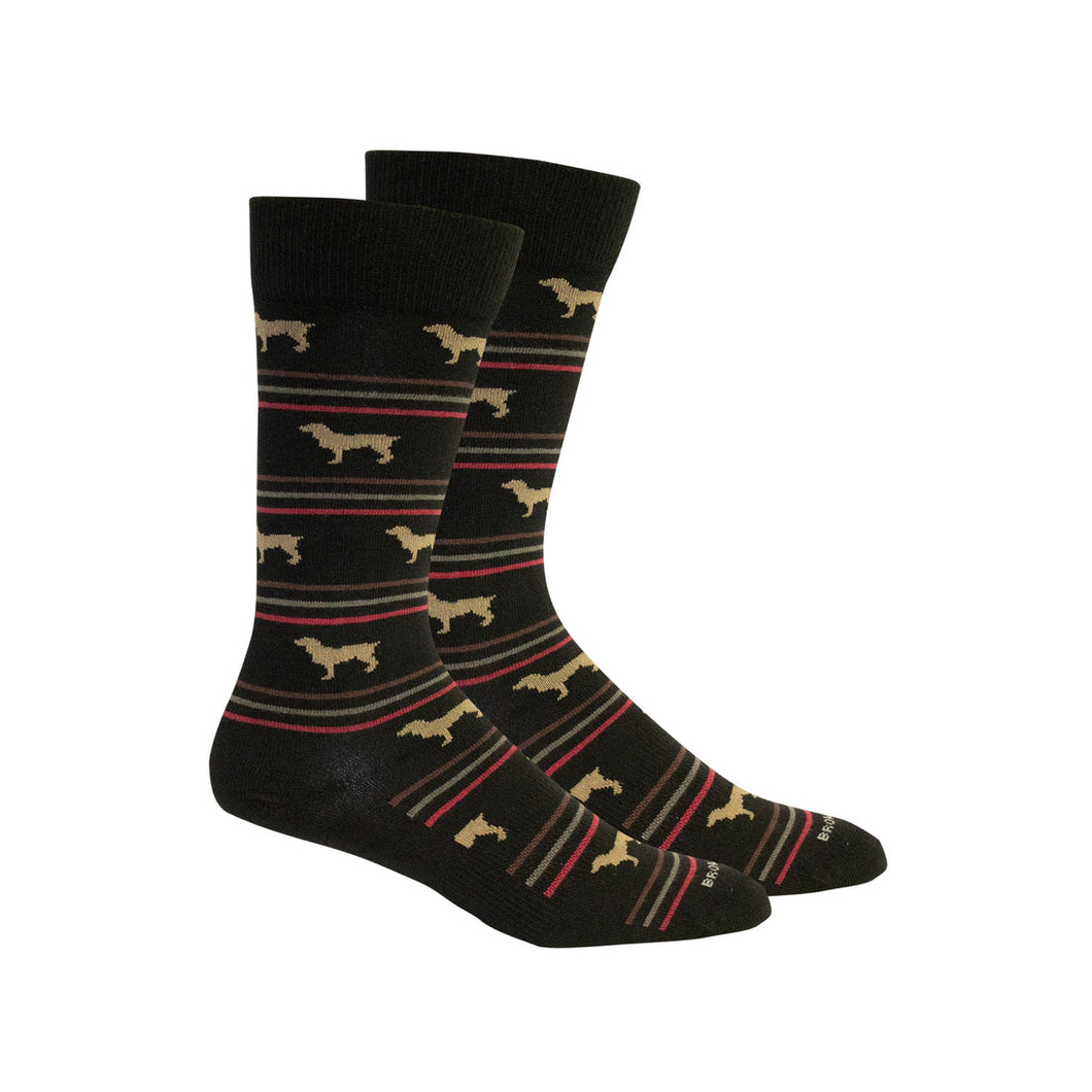 Brown Dog Boykin Stripe Socks