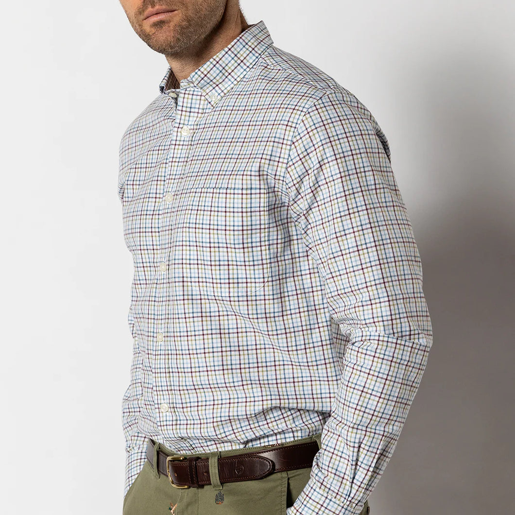 Duck Head Cotton Oxford Sport Shirt - Bennet - Fig