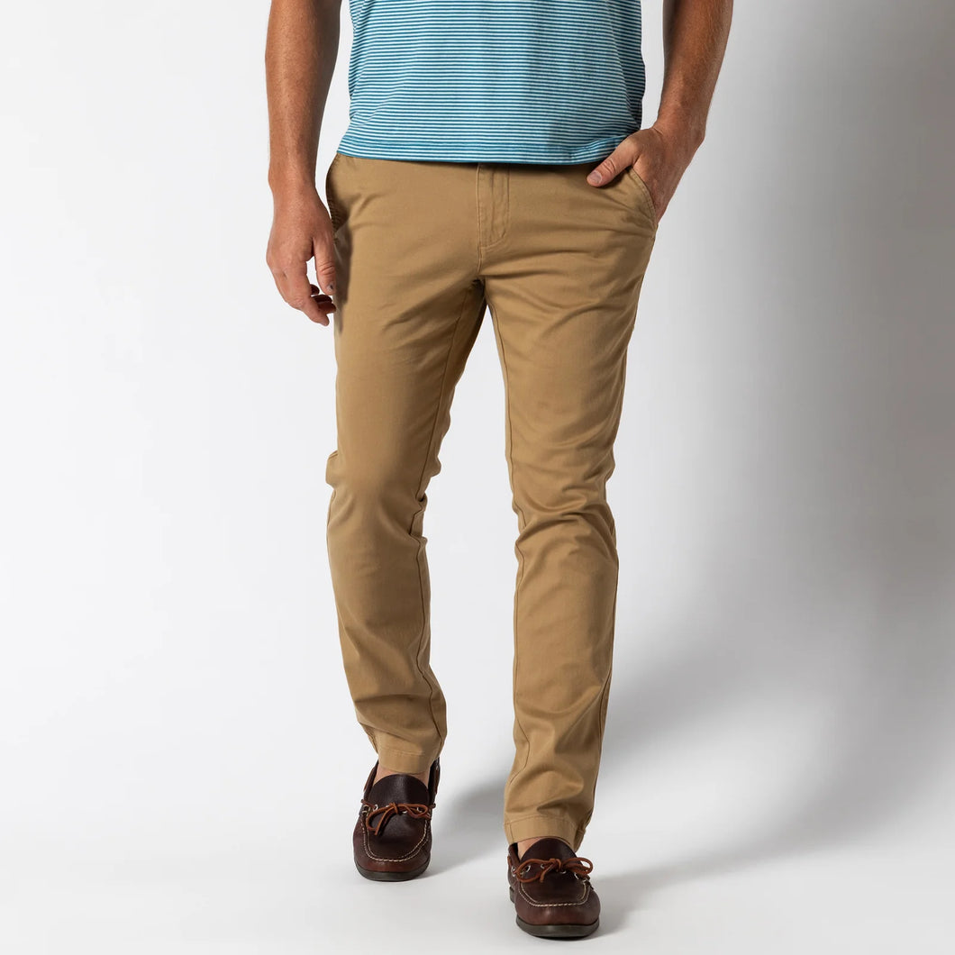 Duck Head Classic Fit Gold School Chino - Dark Khaki