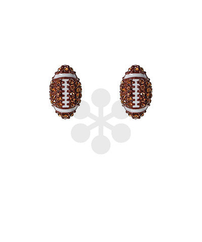 Gameday Glitz Earrings - Football
