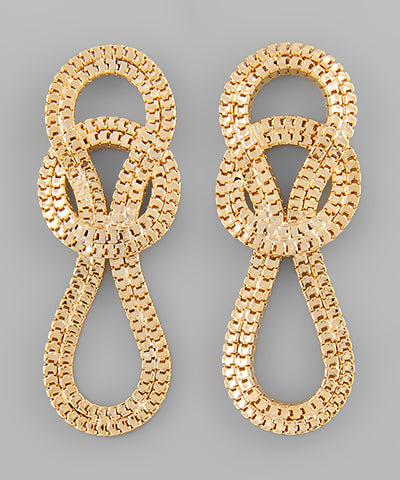 Gold Knotted Dangles