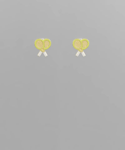 Match Point Studs - Green