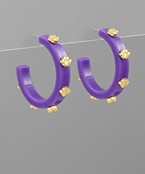 Dabo Gameday Hoops - Purple