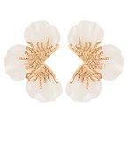 Hazel Earrings- White