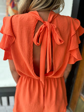 Load image into Gallery viewer, Tara Romper - Orange
