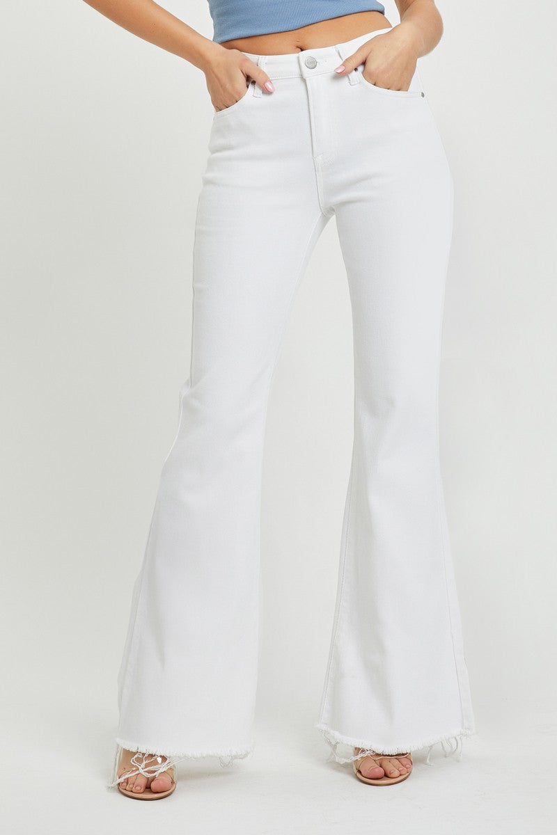 Tatum Flare Jeans - White