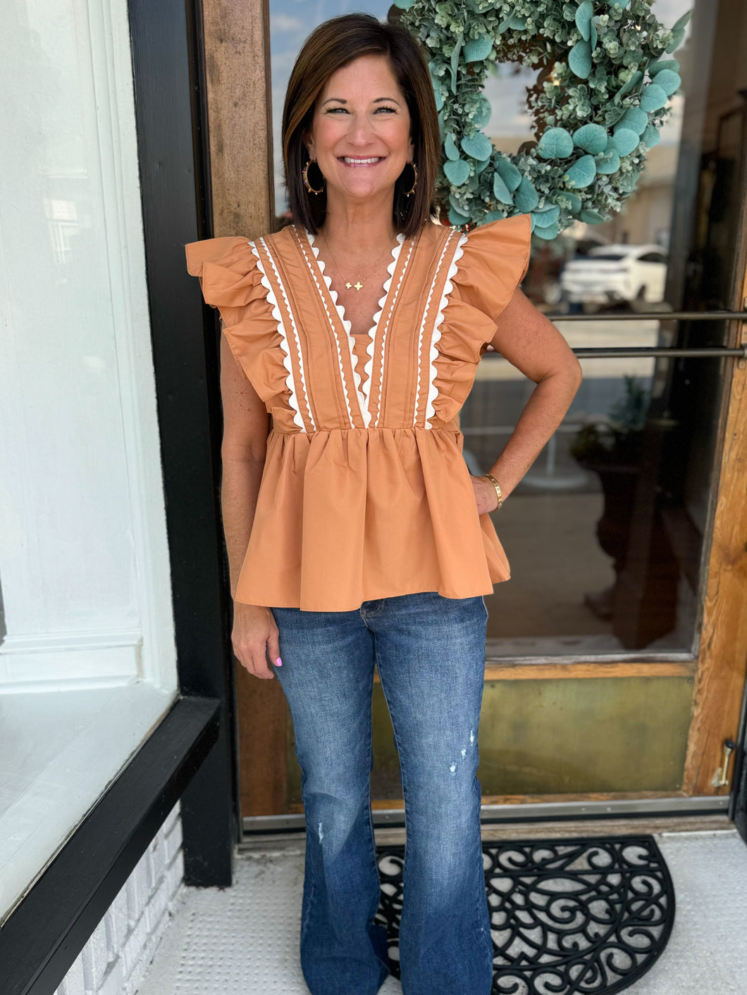 Autumn Glow Top - Camel