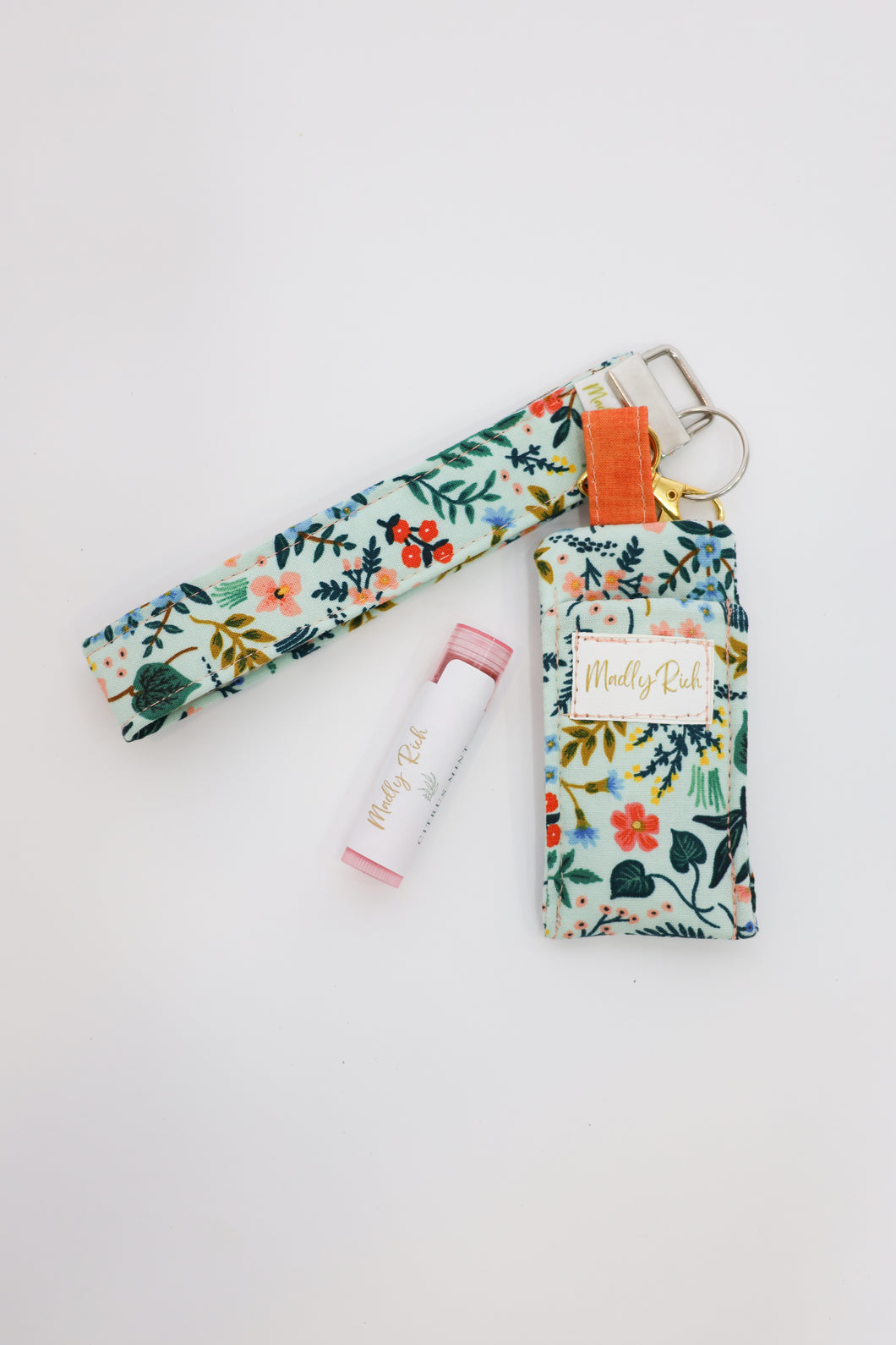 Madly Rich Wristlet + Gloss Pouch - Floral