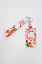 Load image into Gallery viewer, Madly Rich Wristlet + Lip Gloss Pouch - Tomato Print

