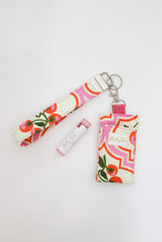 Load image into Gallery viewer, Madly Rich Wristlet + Lip Gloss Pouch - Tomato Print

