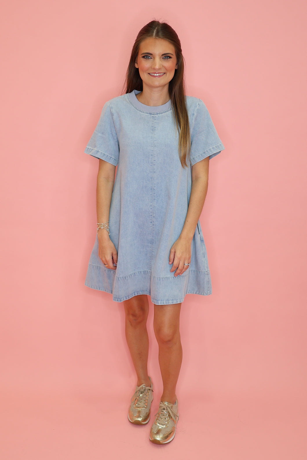 Blue Me Away Dress - Denim