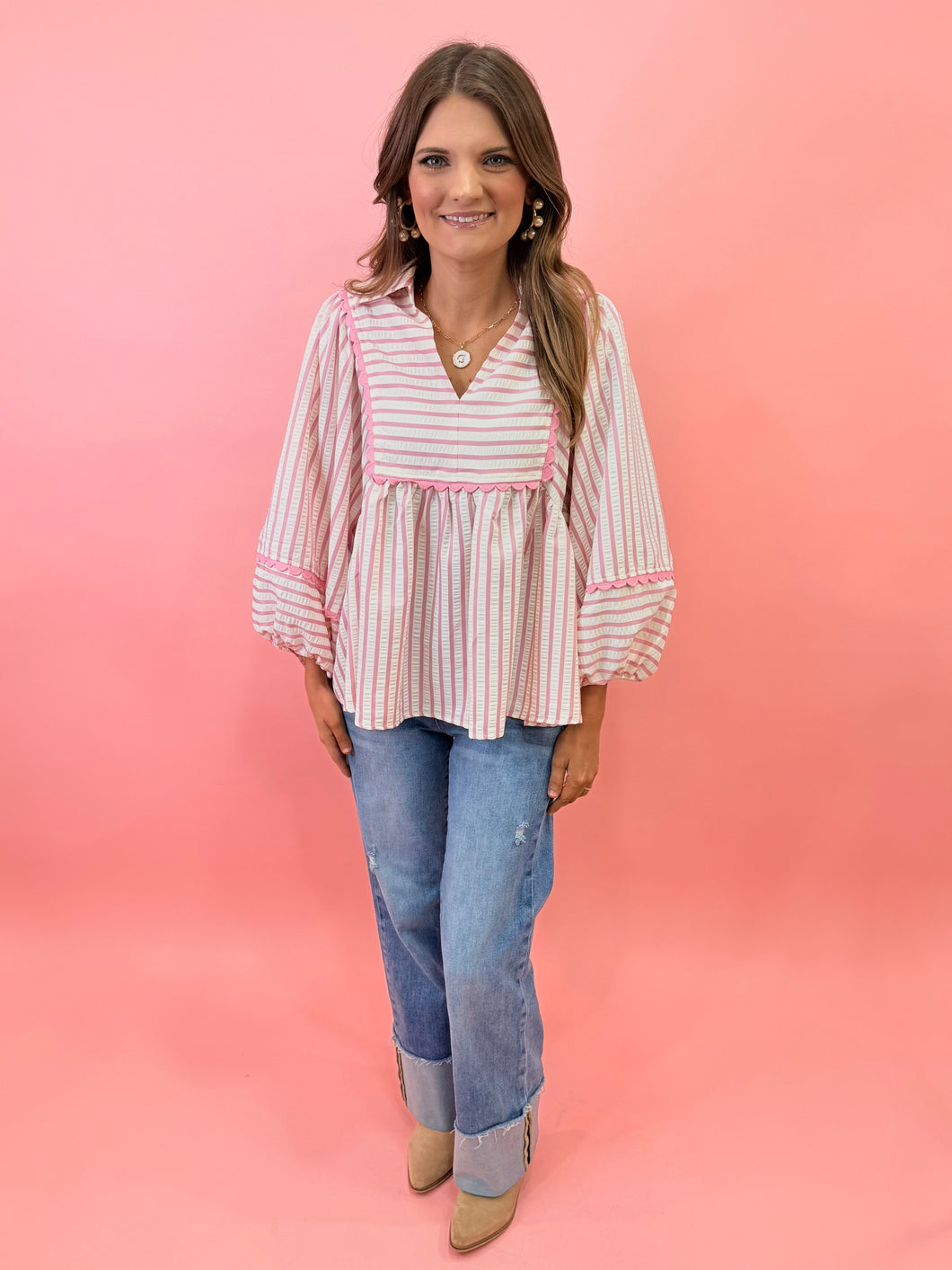 Spring Fling Top - Pink