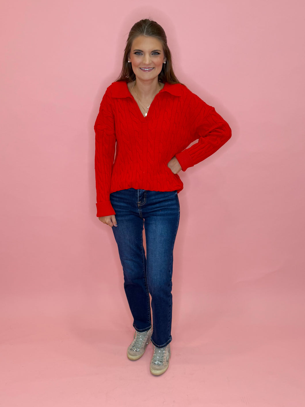 Holiday Tradition Top - Red