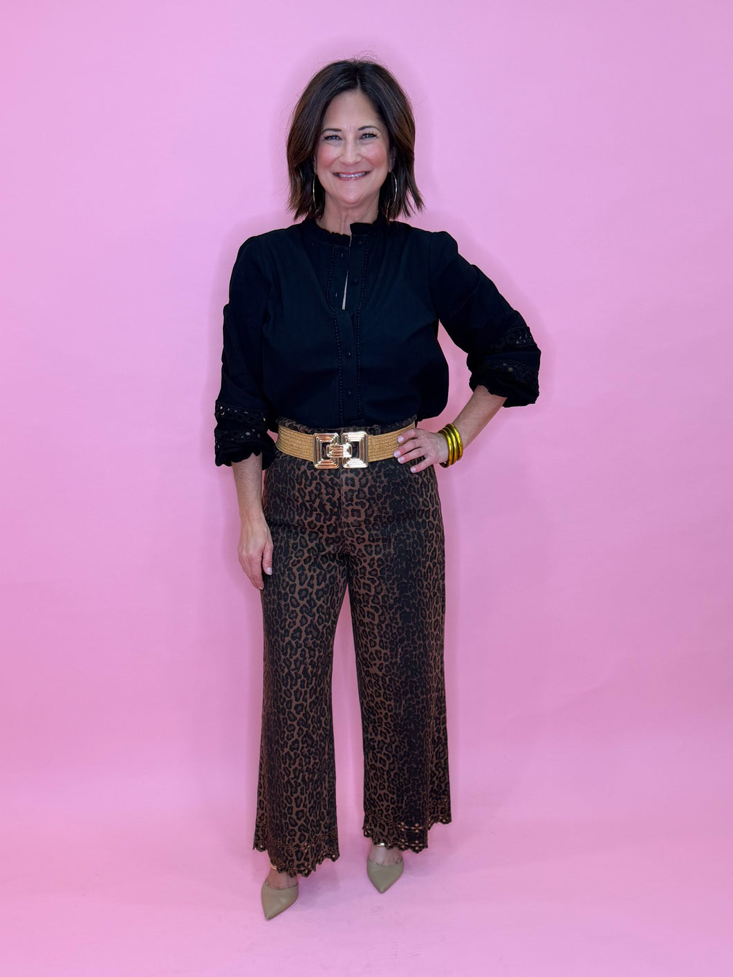 Midnight Elegance Top - Black