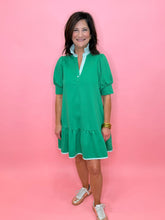 Load image into Gallery viewer, Preppy Perfection Dress - Kelly Green
