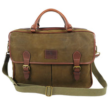 Load image into Gallery viewer, Local Boy Waxed Canvas Messenger Bag - Olive
