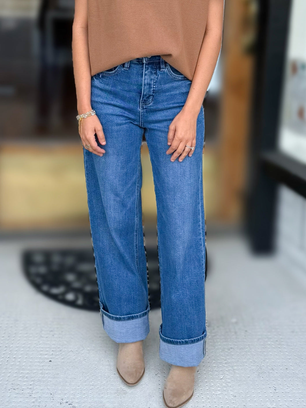 Keep It Cool Jeans - Dark Denim