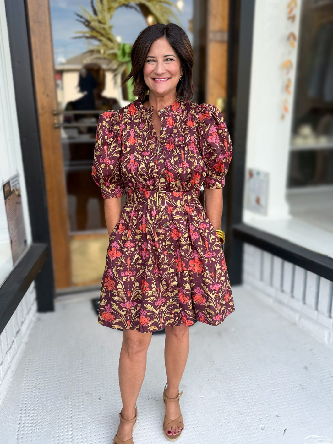 Golden Vine Dress