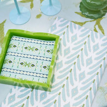 Load image into Gallery viewer, Laura Park Petite Frond Blue Tea Towel
