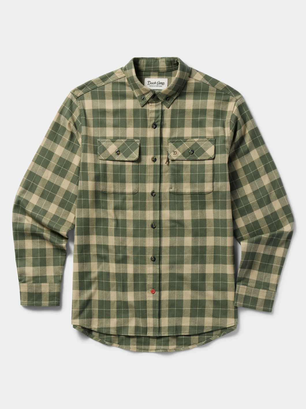 Duck Camp Camp Shirt - Thyme Plaid