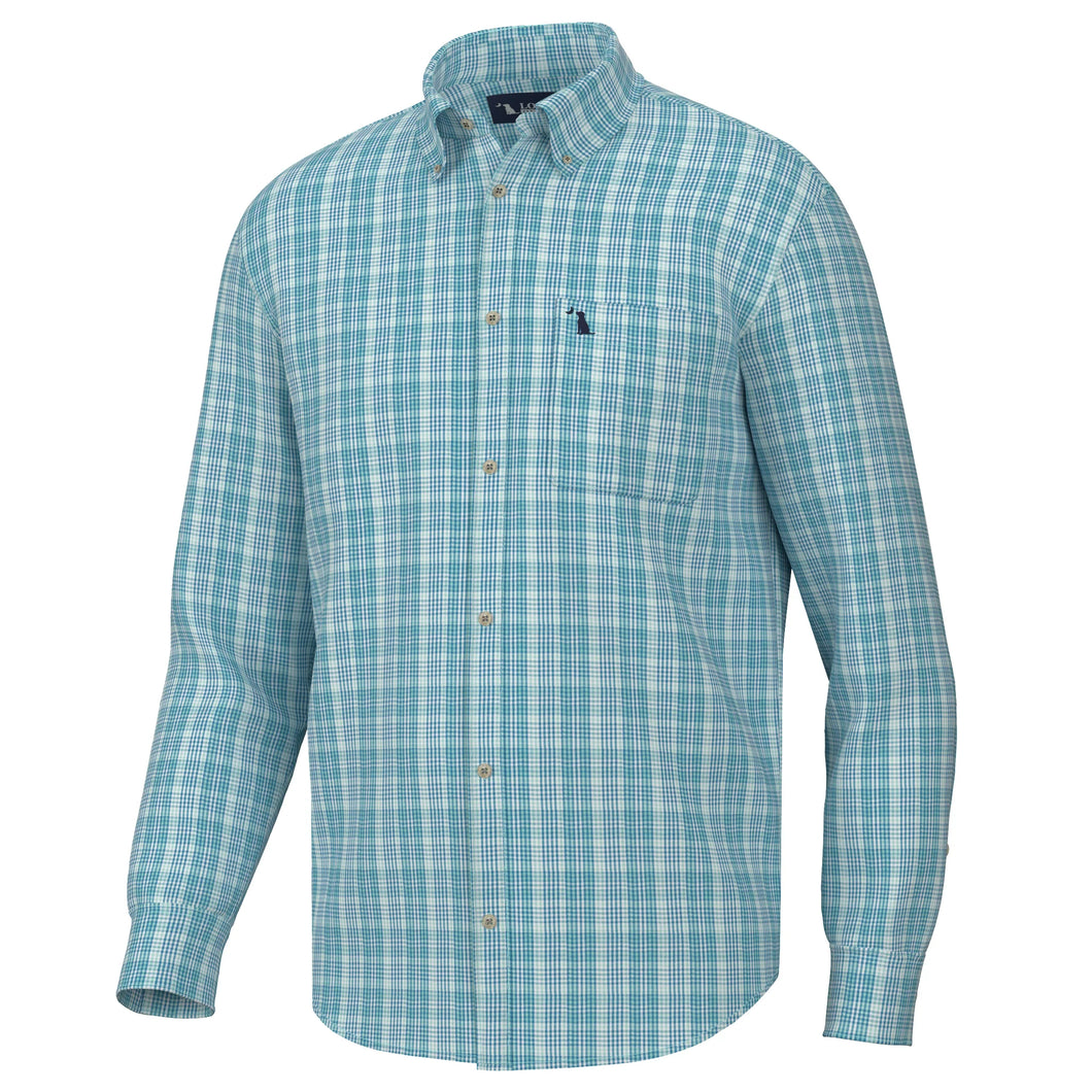 Local Boy Bailey Dress Shirt - Blue/Clover