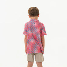 Load image into Gallery viewer, Burlebo Youth Polo - American Flag Print
