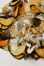 Load image into Gallery viewer, Quail Feather Statement Earring
