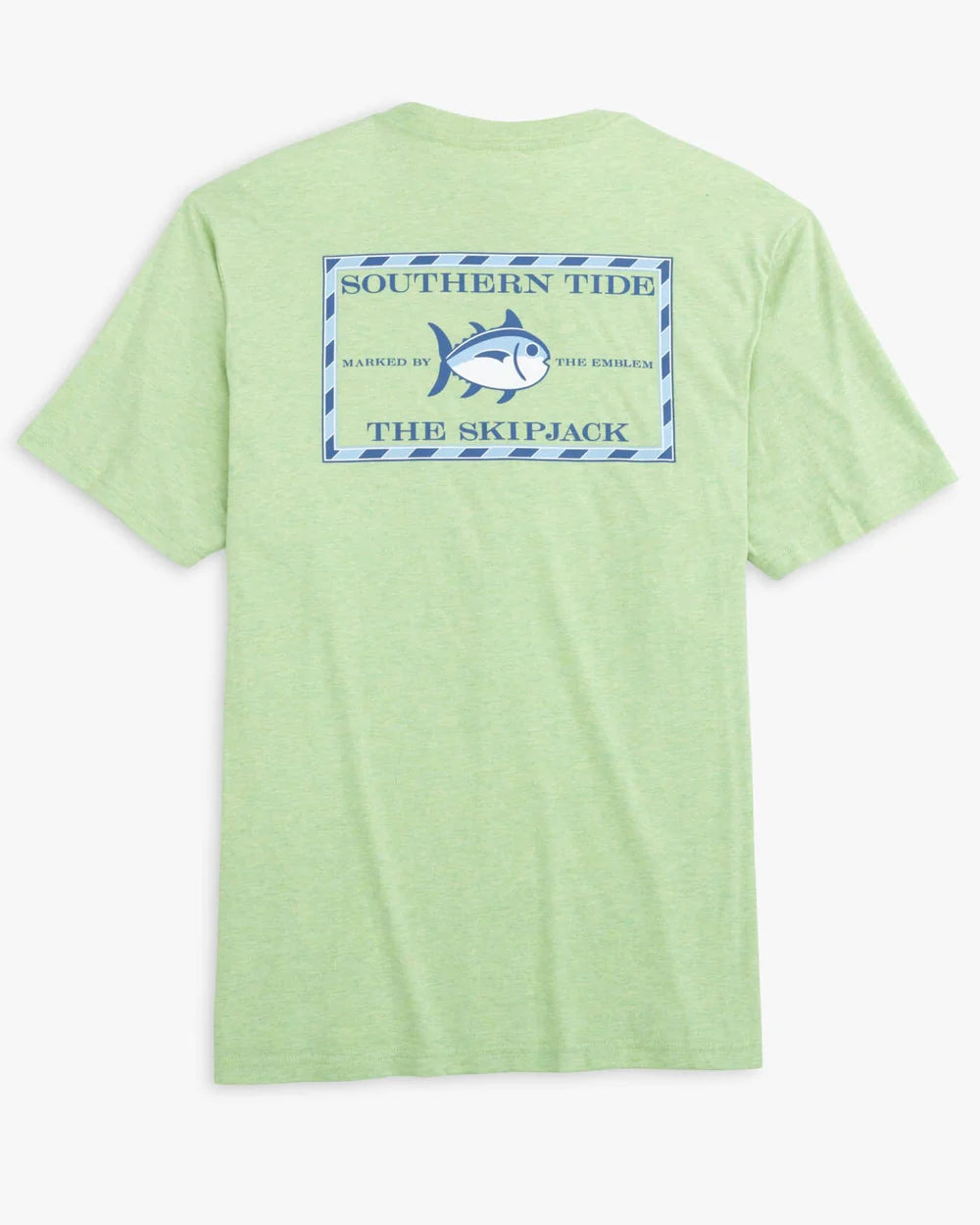 Southern Tide Original Skipjack T-Shirt - Heather Smoke Green