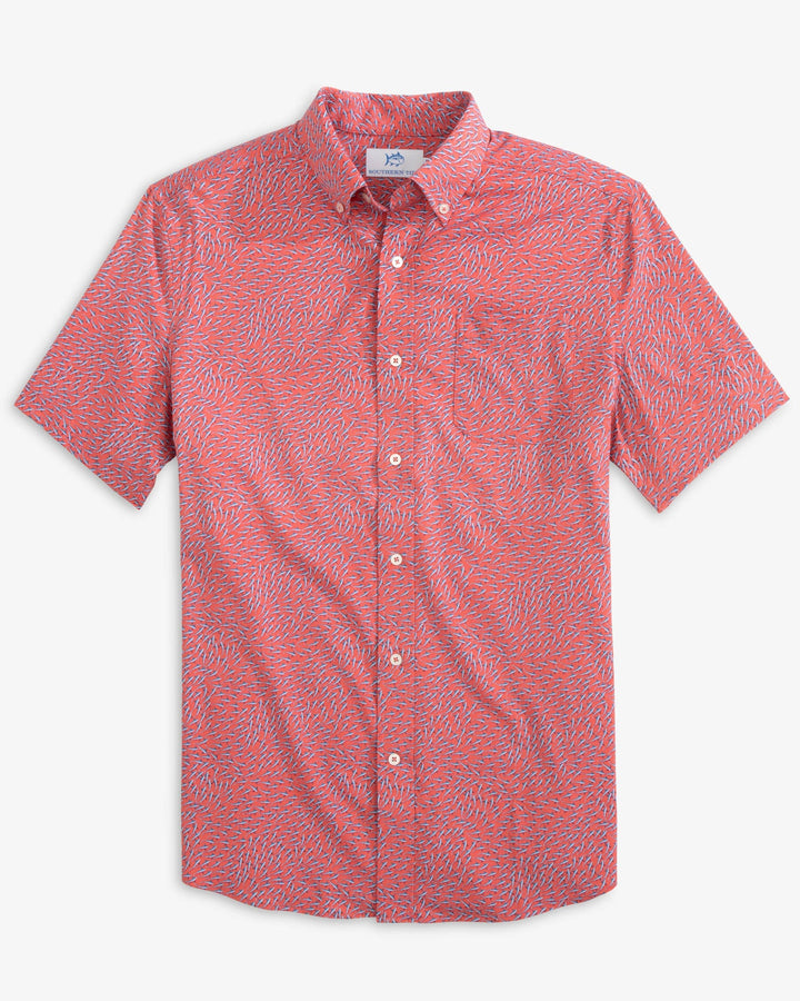 Southern Tide Stay In Schools Intercoastal Short Sleeve Button Down Shirt